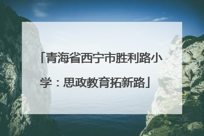 青海省西宁市胜利路小学：思政教育拓新路